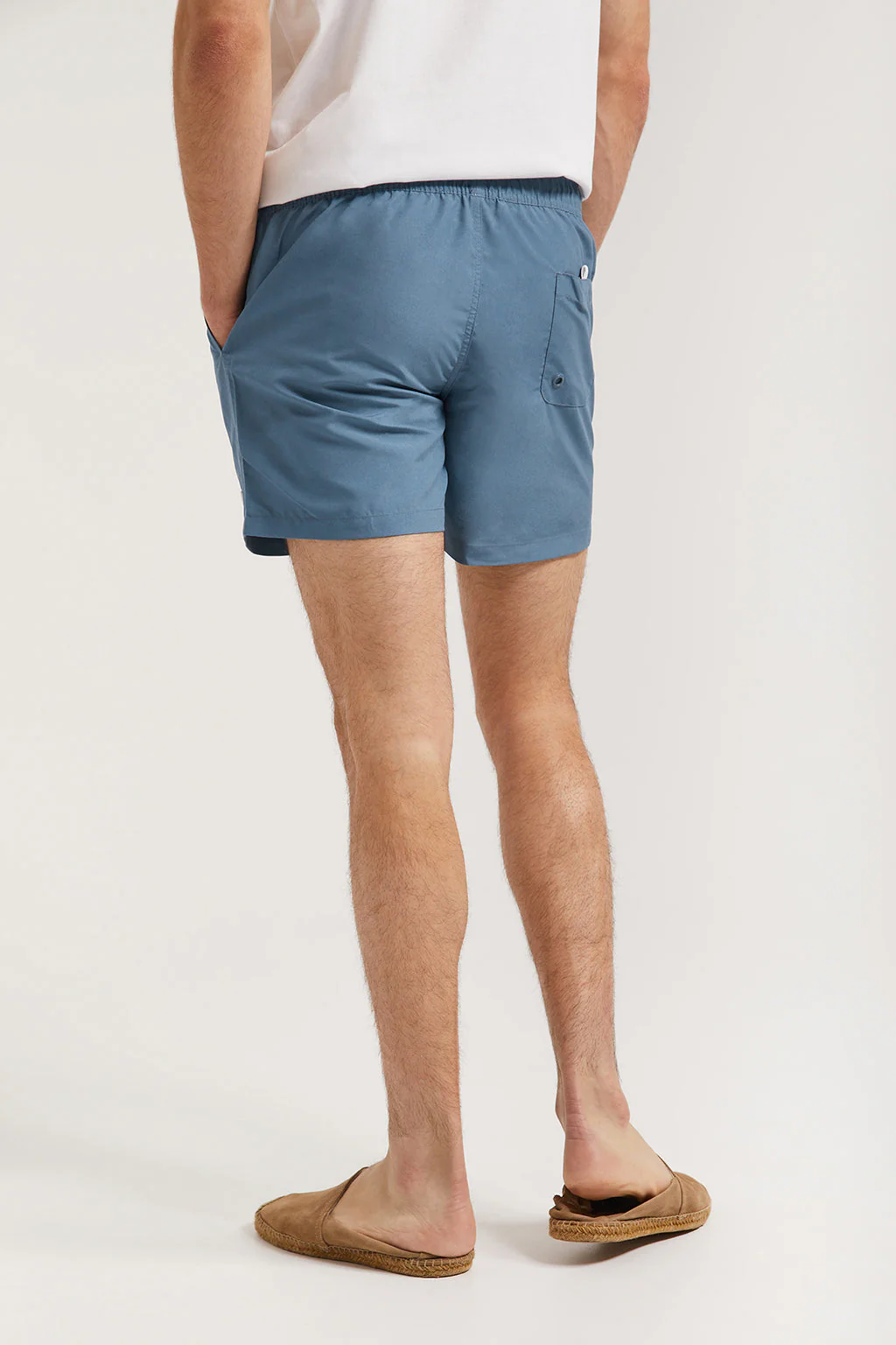 Bañador azul denim con detalle Polo Club - Image 4