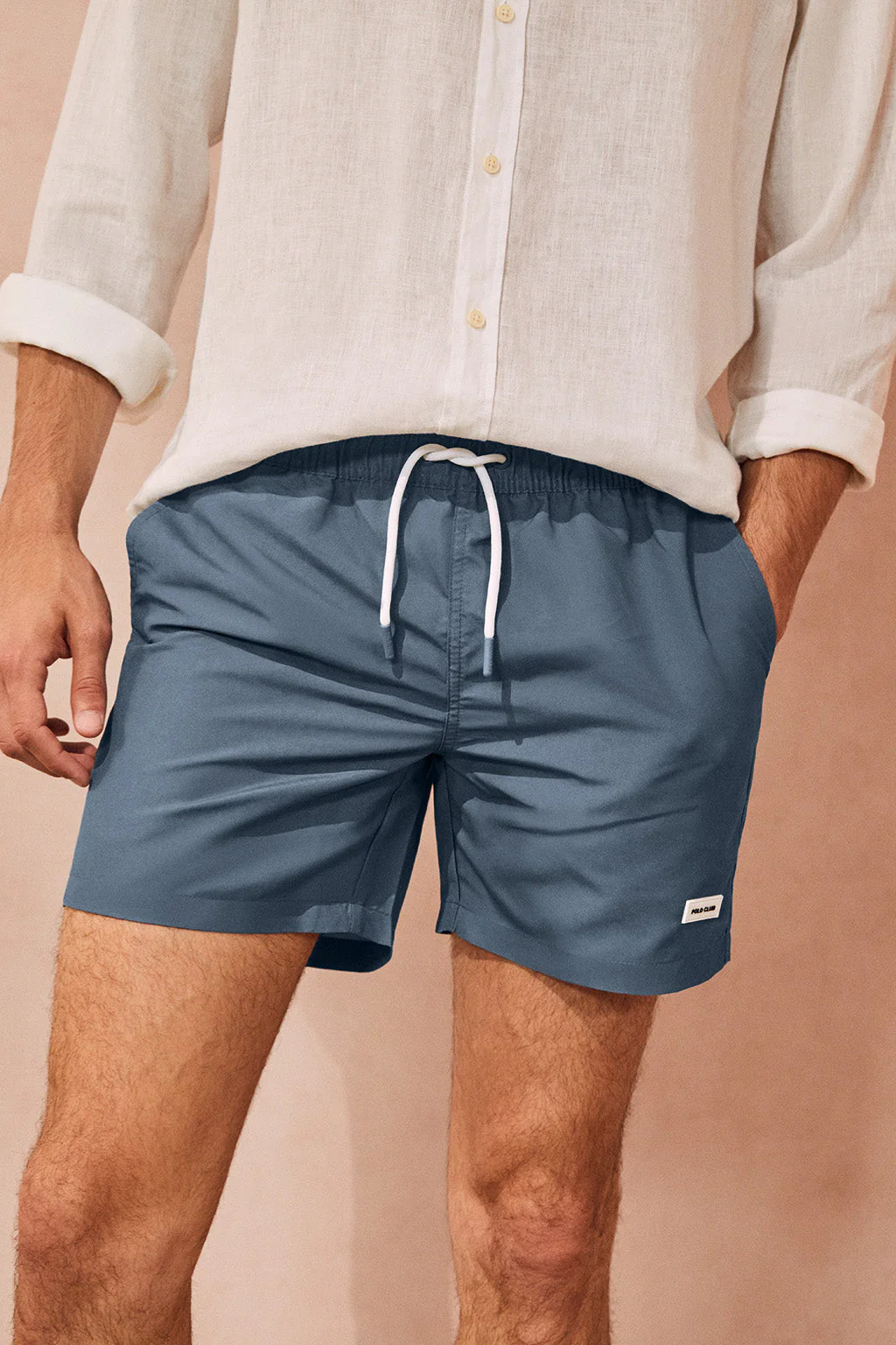 Bañador azul denim con detalle Polo Club - Image 6
