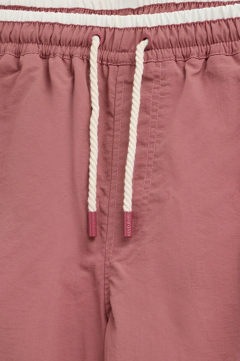 Bañador corto rosa retro con efecto lavado y logo bordado Polo Club - Image 7