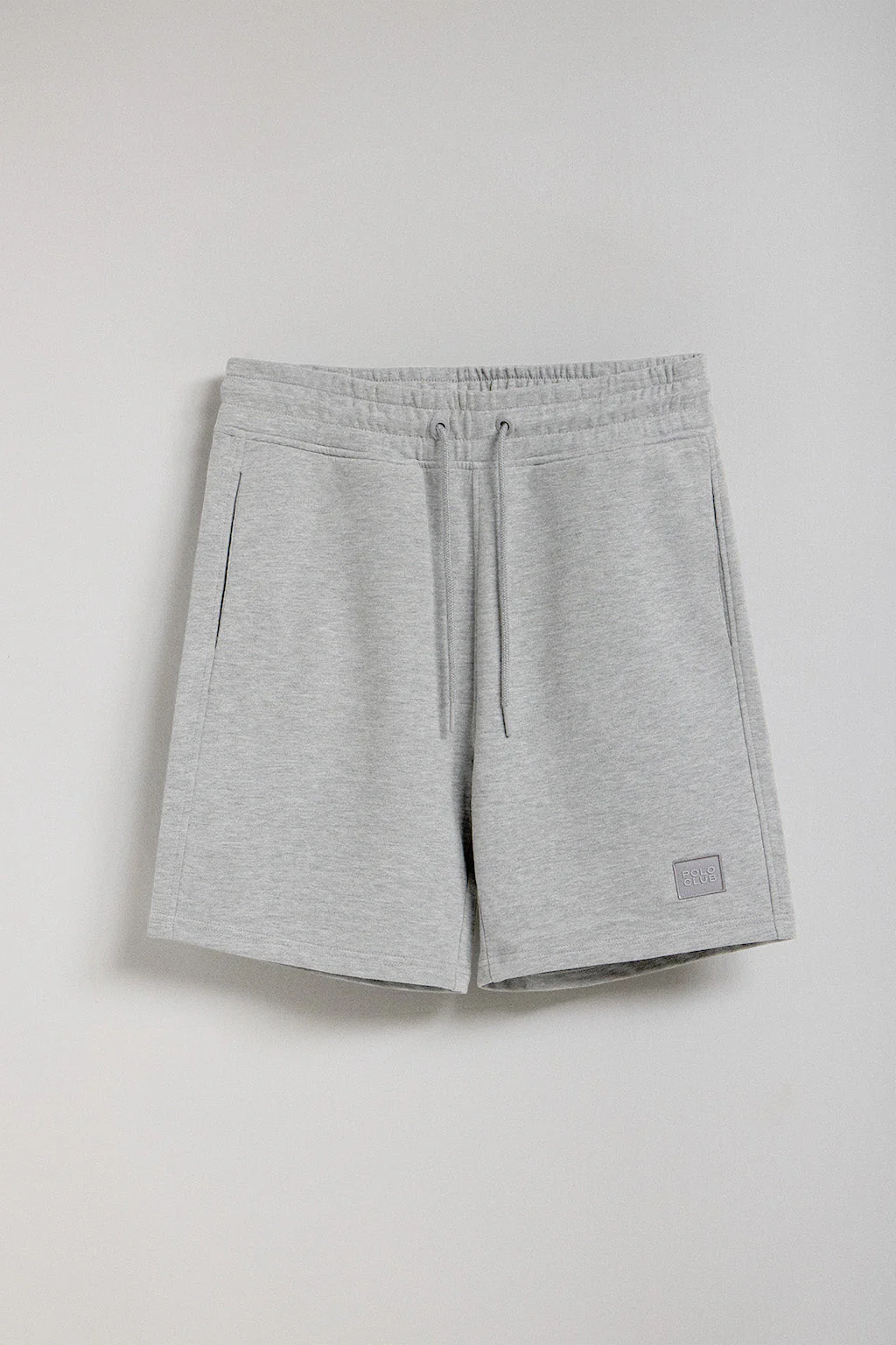 Bermuda Jonas gris vigoré de algodón y patrón relaxed fit con parche en sarga engomado Polo Club - Image 9