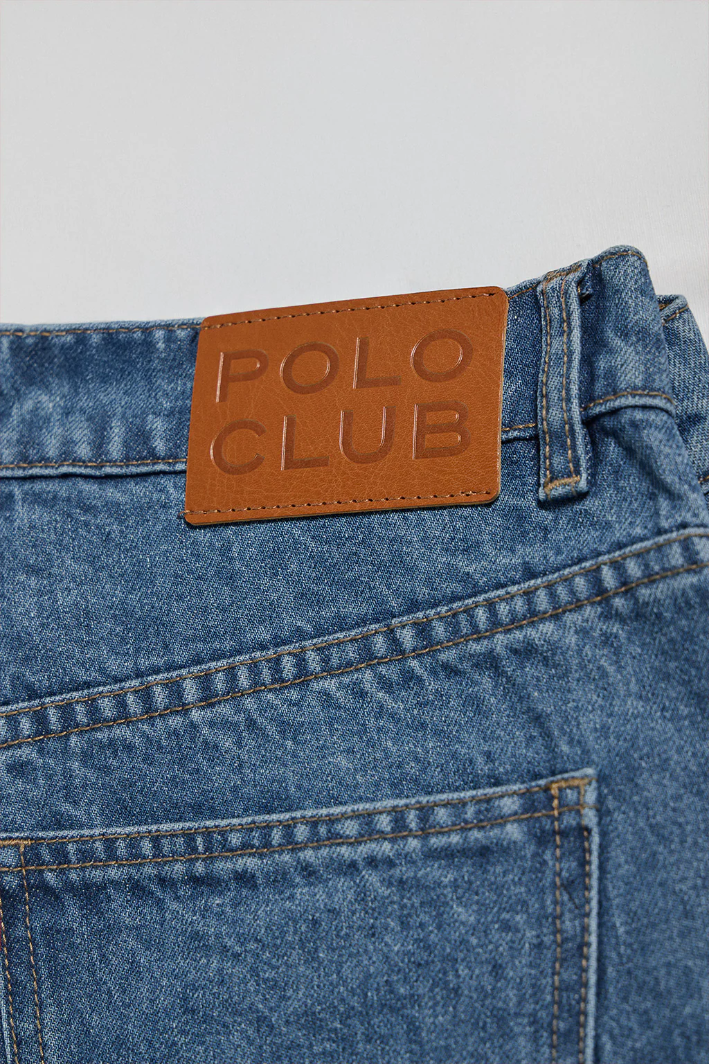 Pantalones cortos vaqueros Juno con logo bordado - Image 8