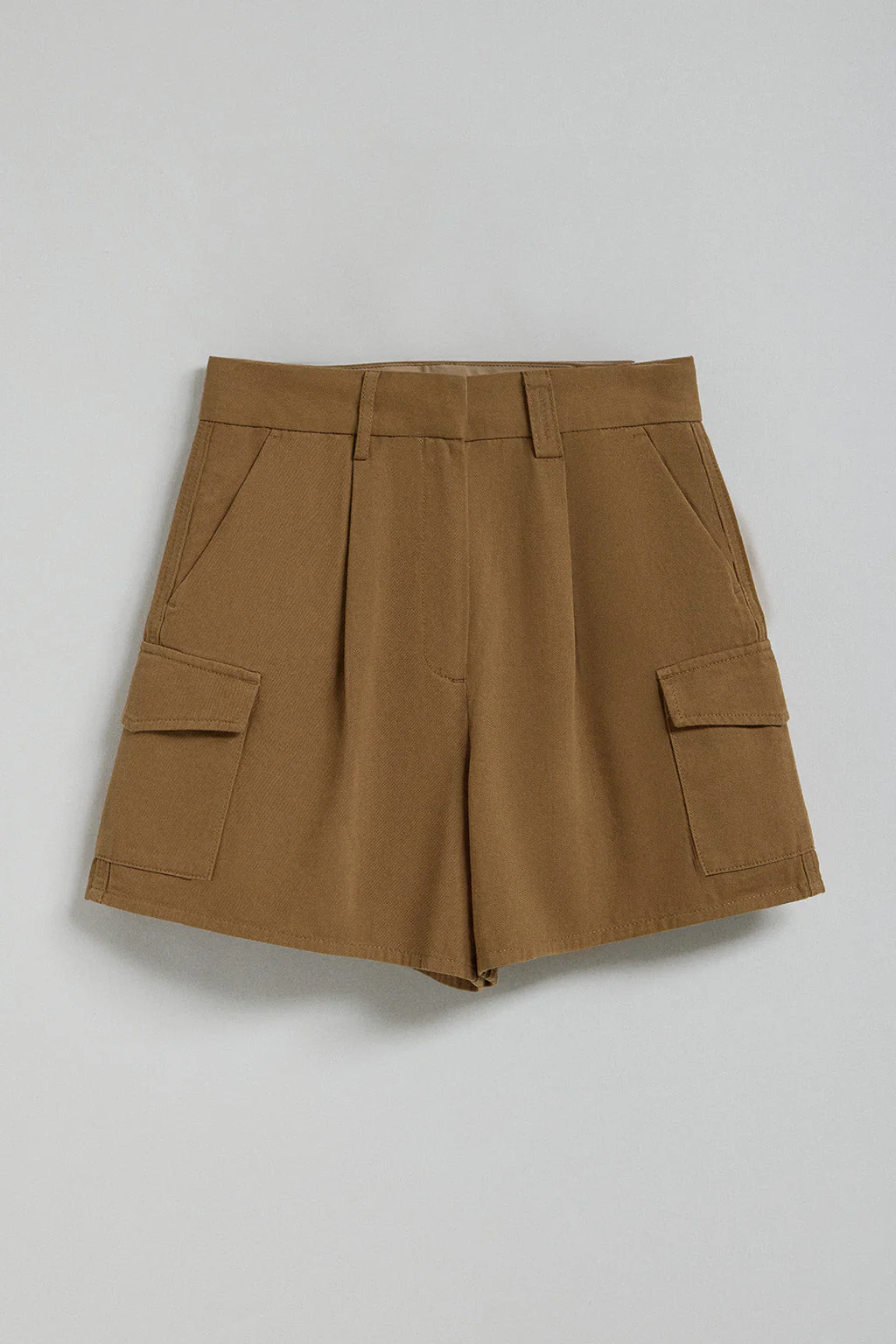 Pantalón corto de sarga Menfis color camel con detalles Polo Club - Image 9