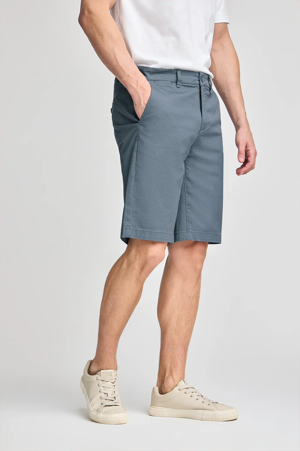 Bermuda relax azul denim con detalles Polo Club - Image 3
