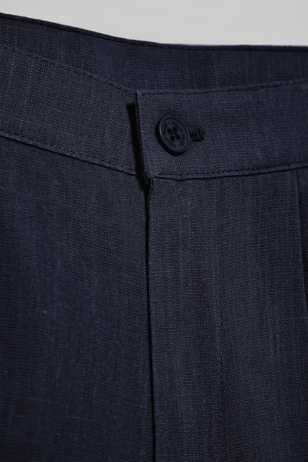 Pantalón corto Soller azul marino de lino y algodón con detalle Polo Club - Image 7