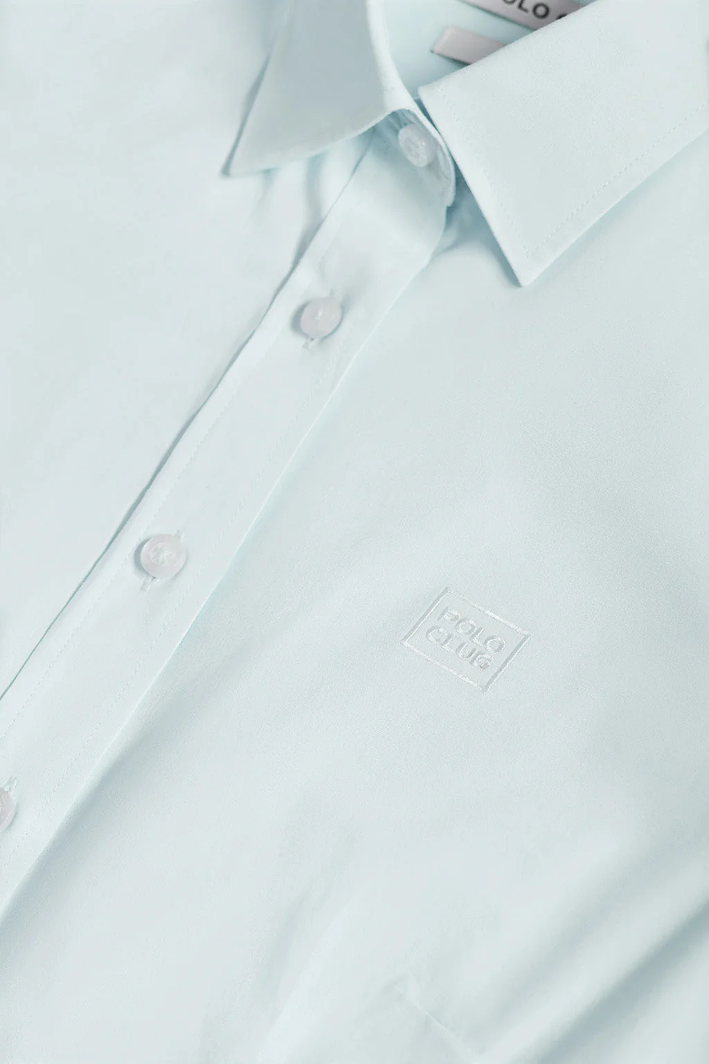 Camisa oxford verde con logo bordado - Image 7