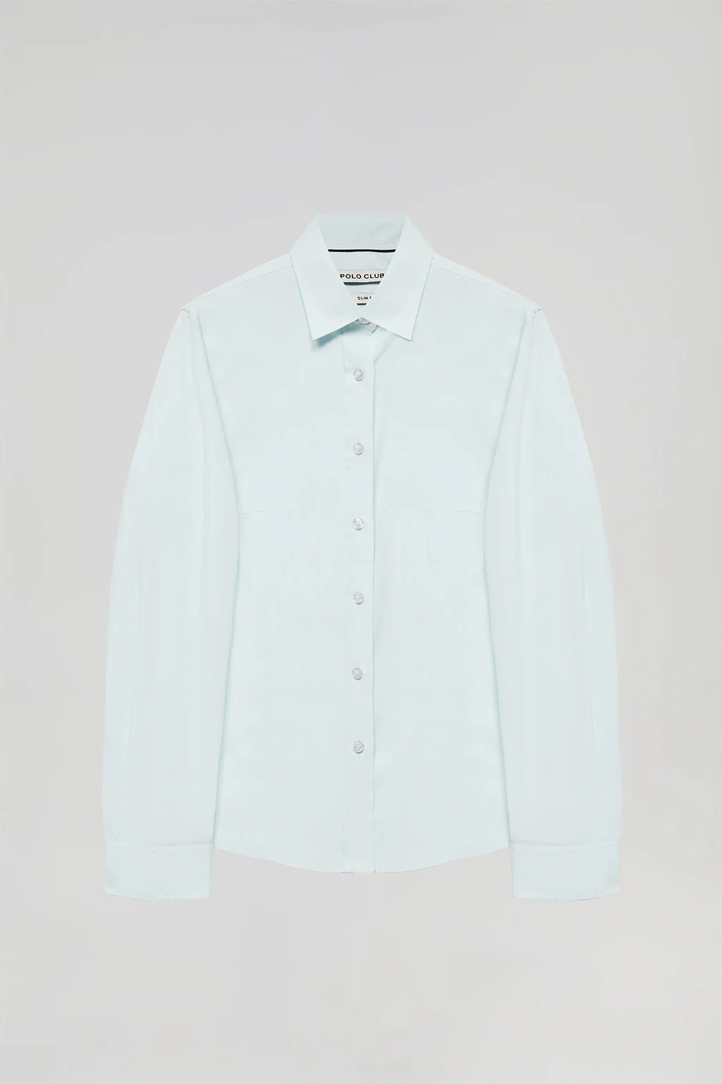Camisa oxford verde con logo bordado - Image 9