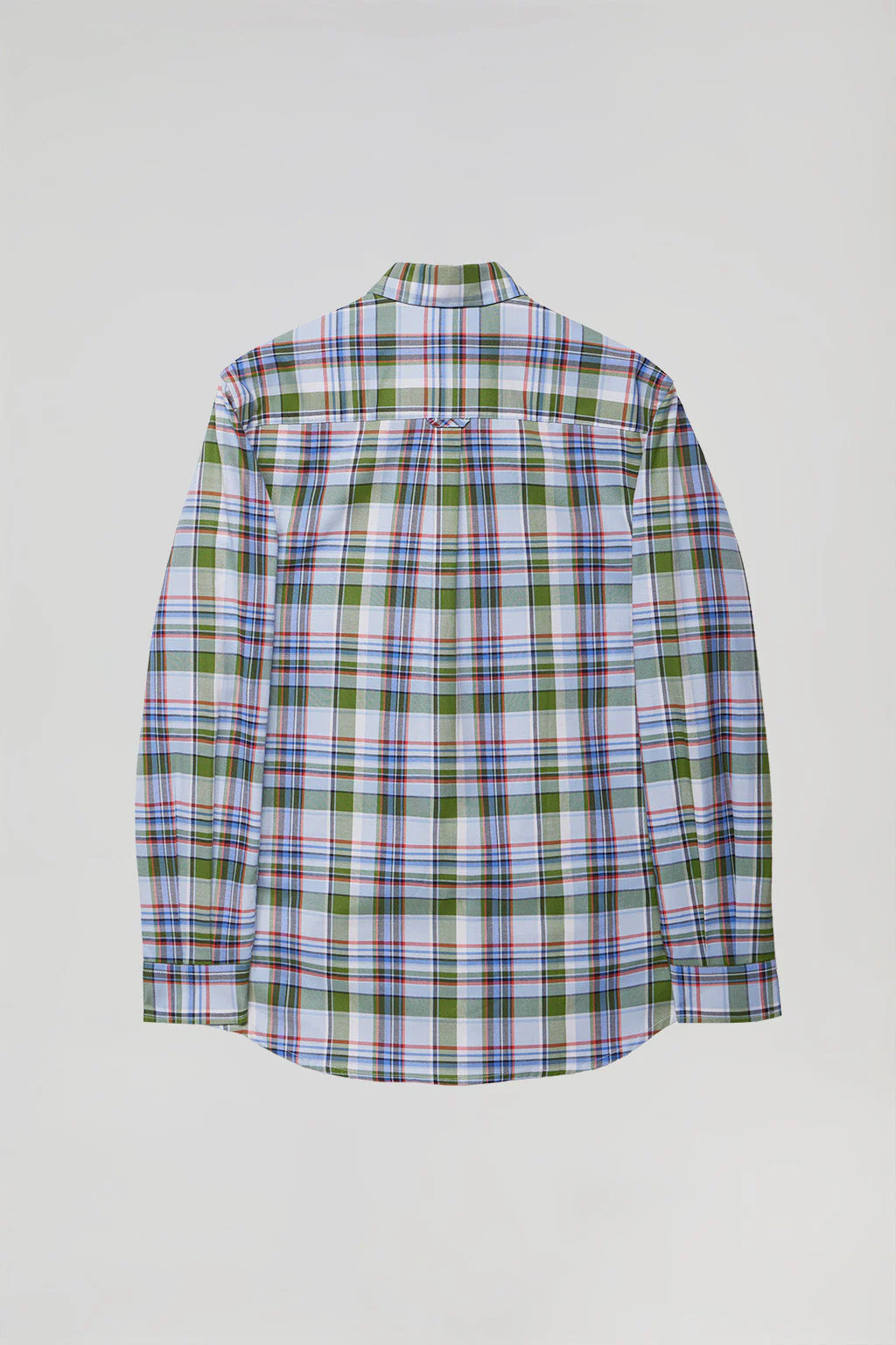 Camisa de cuadros en tonos verdes con logo Polo Club - Image 10