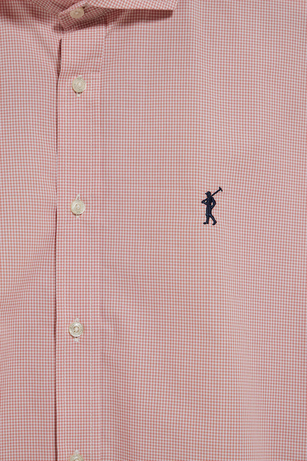 Camisa Arizona de cuadro vichy naranja claro con bordado Rigby Go - Image 8