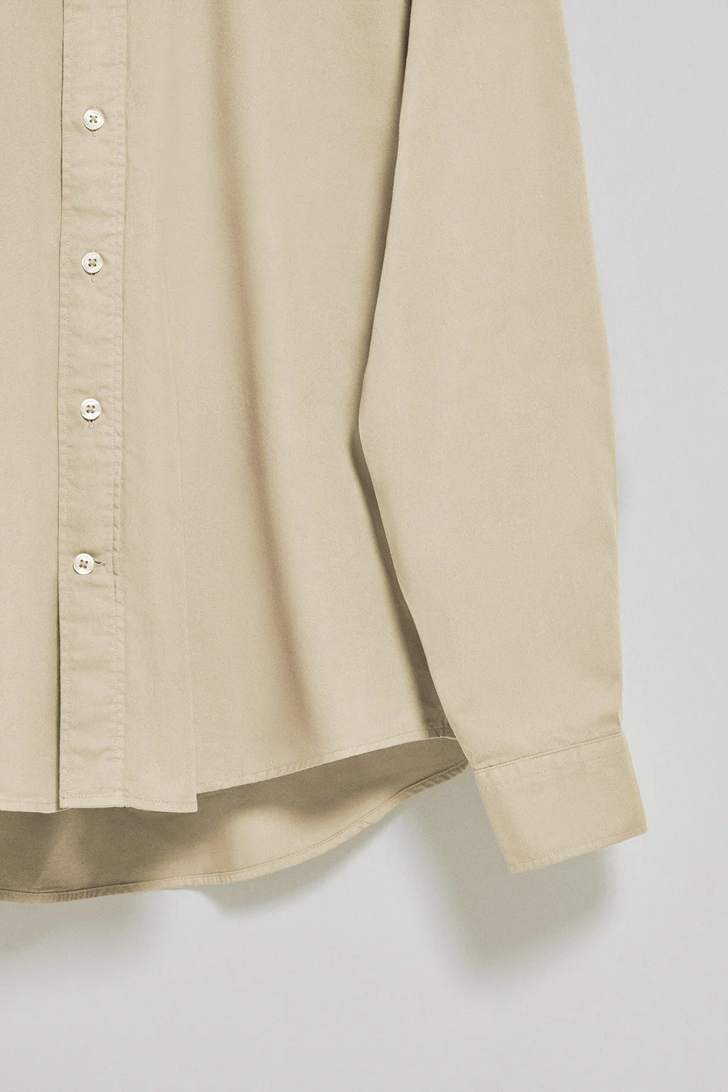 Camisa loose fit beige con logo bordado Polo Club - Image 7