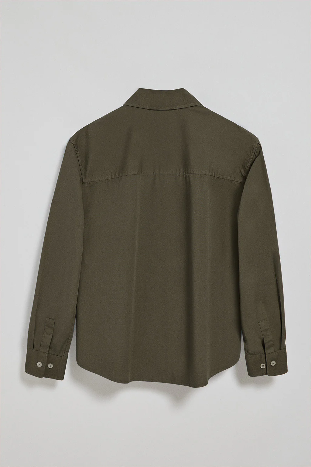 Camisa loose fit verde con logo block Polo Club - Image 11