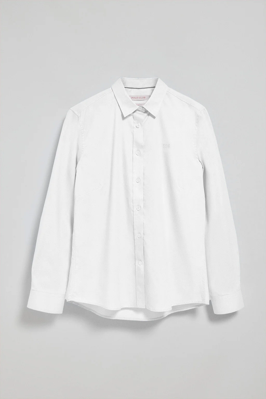 Camisa regular fit blanca con bordado Polo Club - Image 12