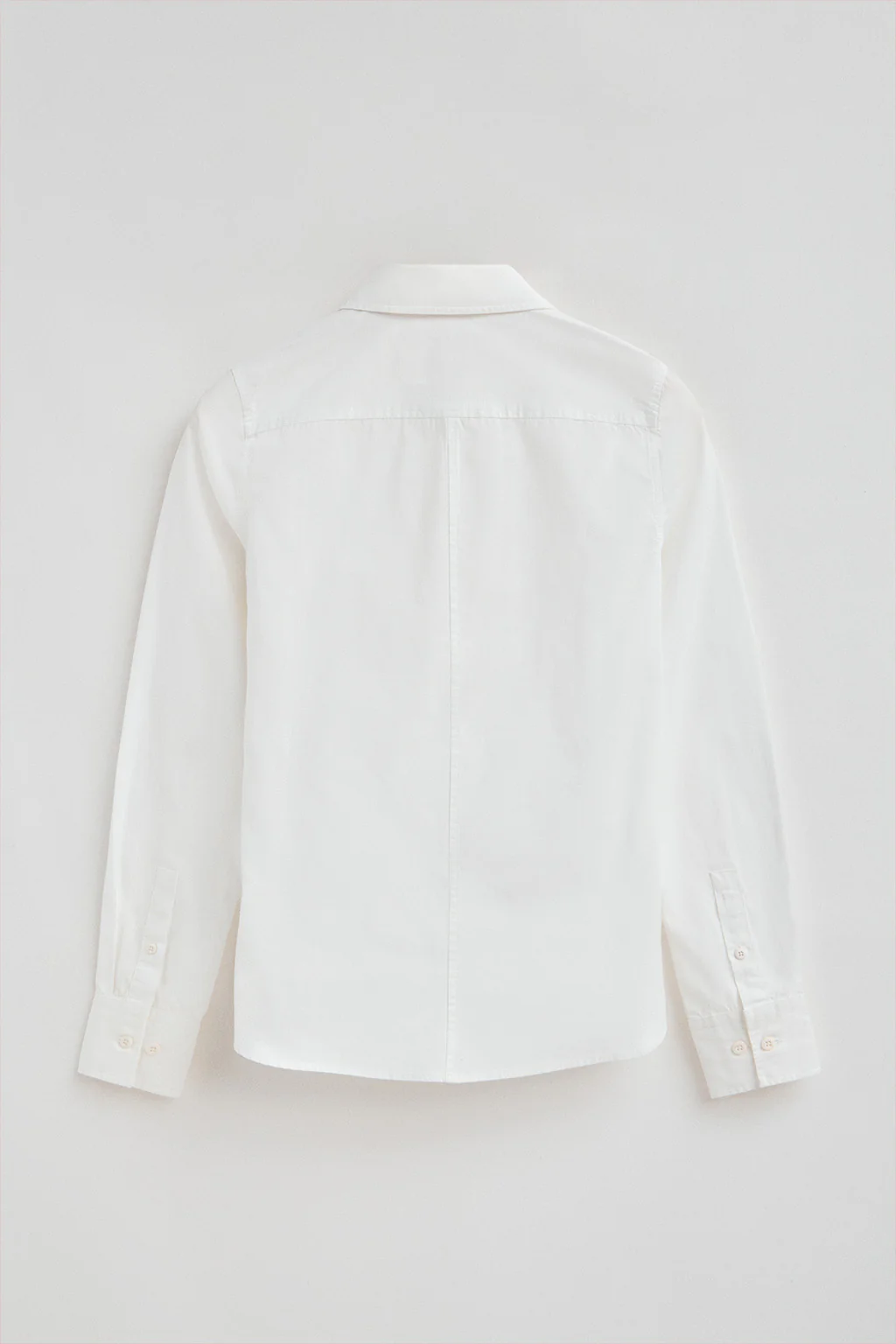 Camisa blanca de corte slim con logo Polo Club - Image 8