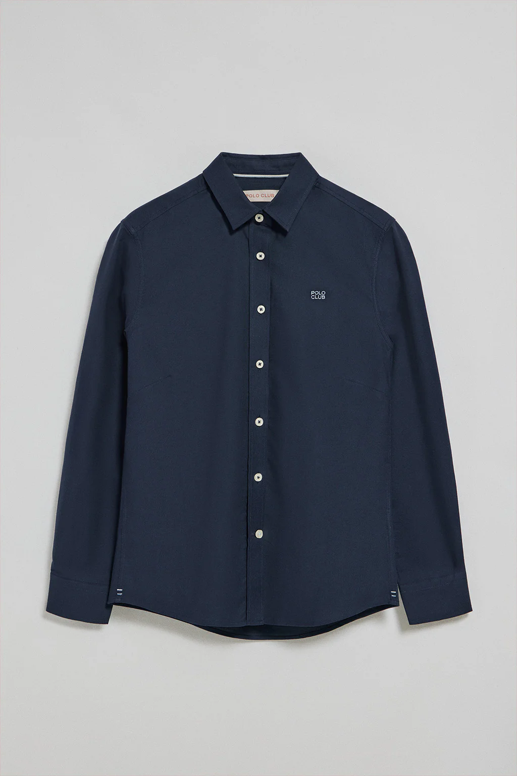 Camisa regular fit azul marino con bordado Polo Club - Image 6