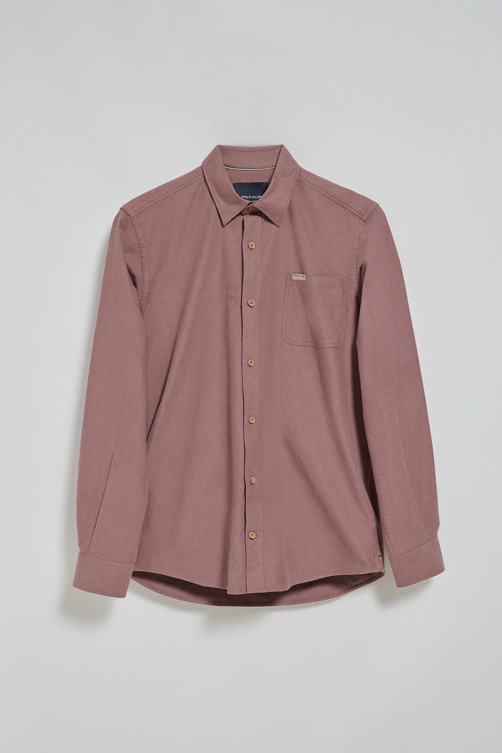 Camisa oxford Cambridge granate con bolsillo y detalle Polo Club