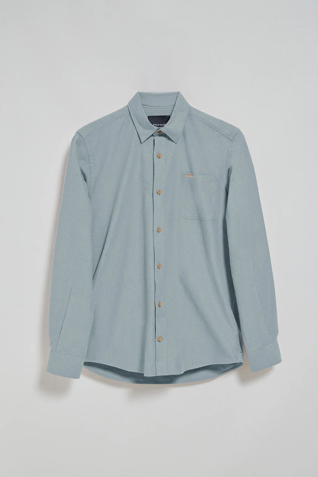 Camisa oxford Cambridge verde con bolsillo y detalle Polo Club - Image 7