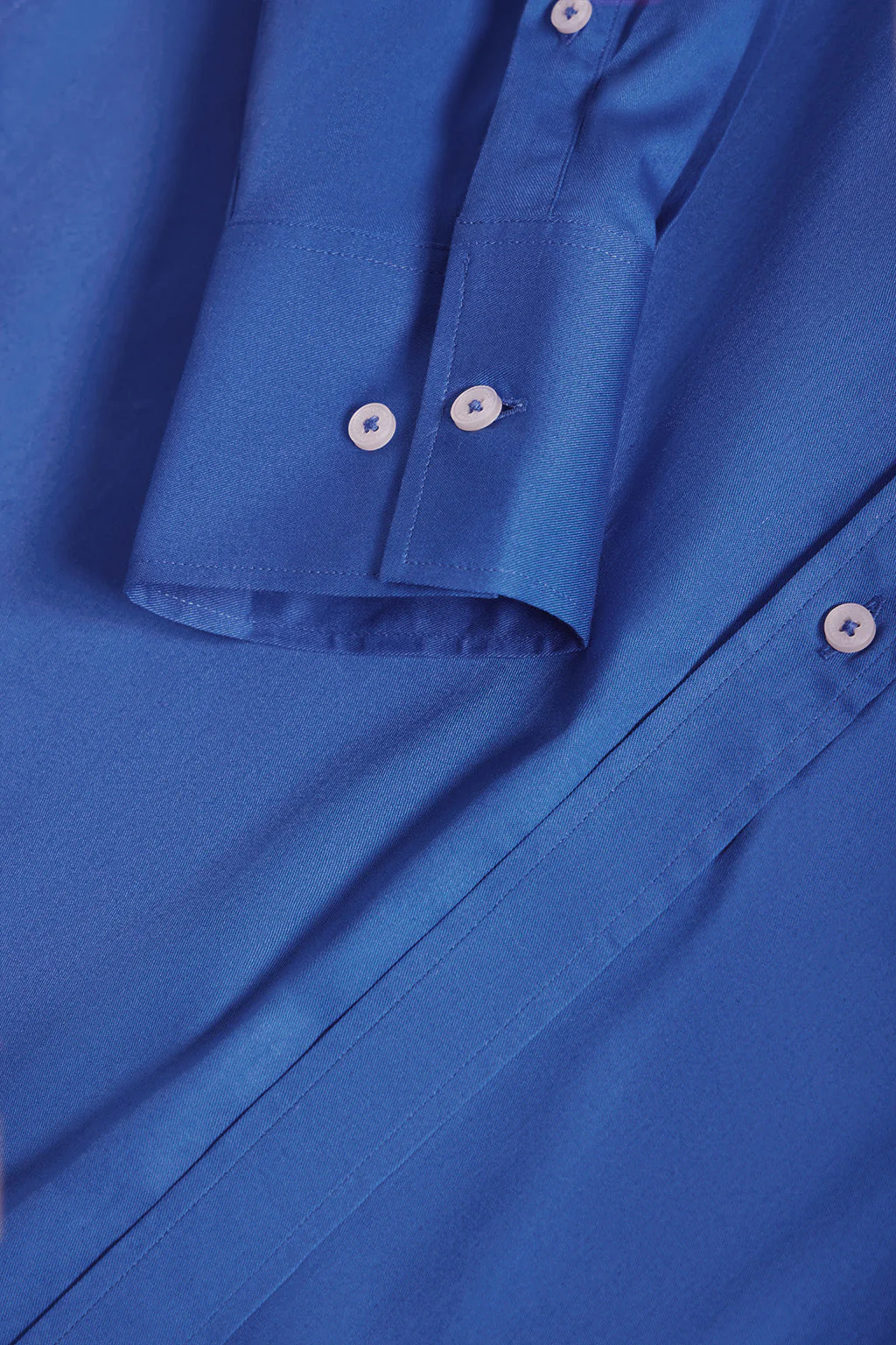 Camisa Cape azul royal oversize con bordado minimal Polo Club - Image 9