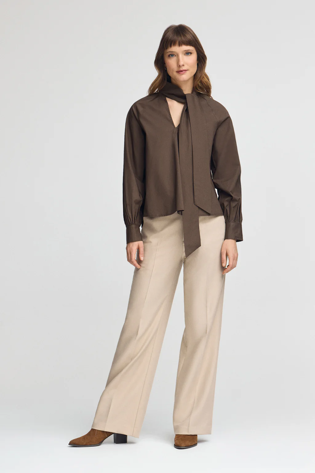 Blusa color chocolate Catalina - Image 5