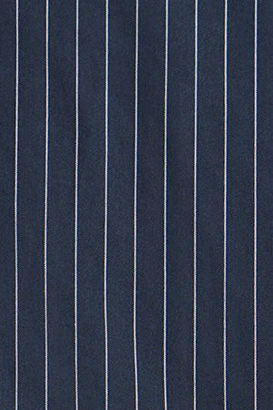 Camisa azul marino de corte relajado y cuello clasico - Image 10