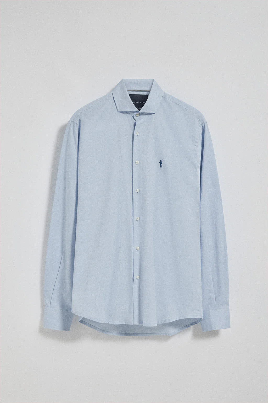 Camisa Cornell microestructura azul celeste con bordado Rigby Go - Image 5
