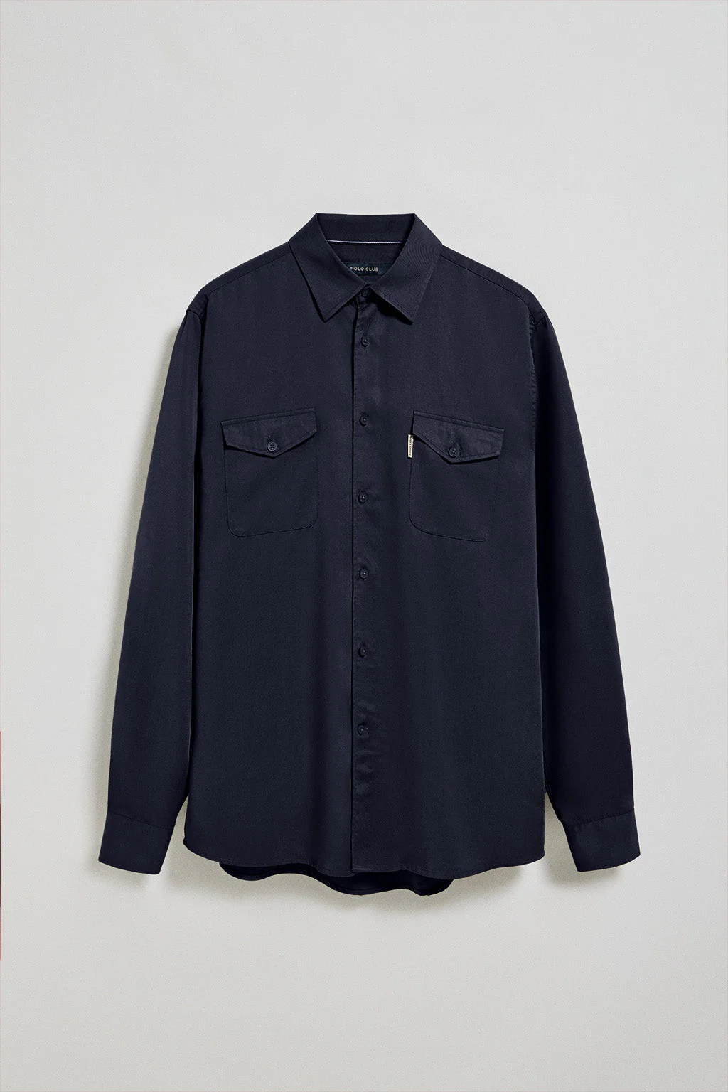 Camisa Franklin azul marino con bolsillos regular fit - Image 7