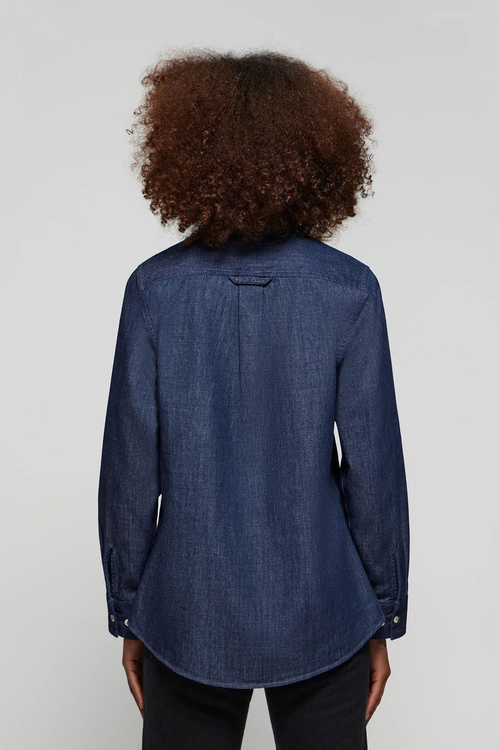 Camisa denim Loose Fit con logo bordado - Image 5