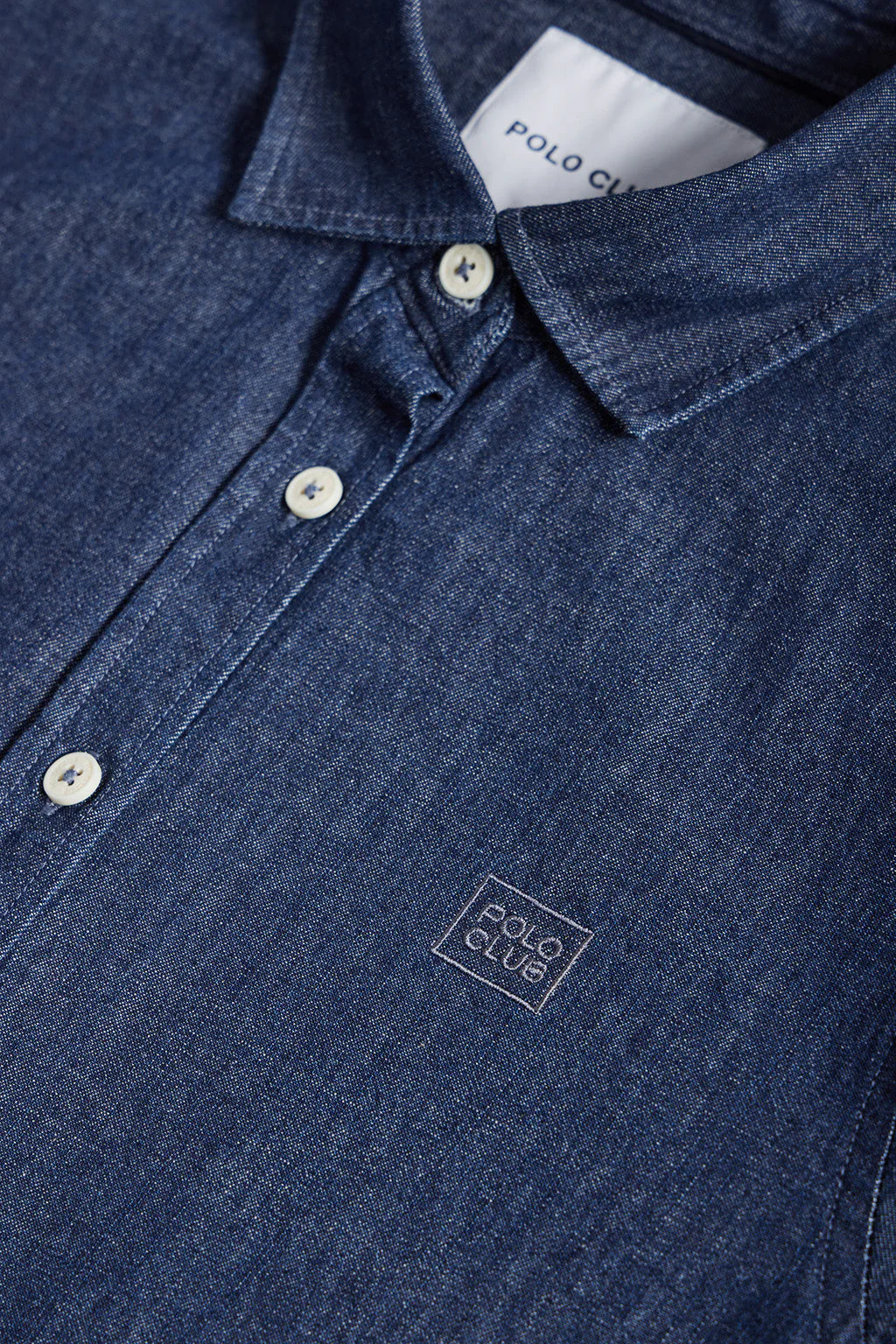 Camisa denim Loose Fit con logo bordado - Image 7