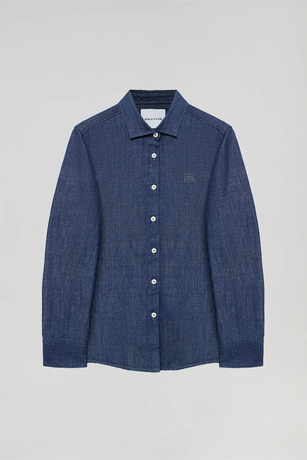 Camisa denim Loose Fit con logo bordado - Image 9