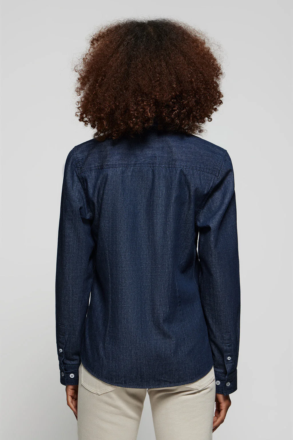 Camisa denim Slim fit con logo bordado Rigby Go - Image 4