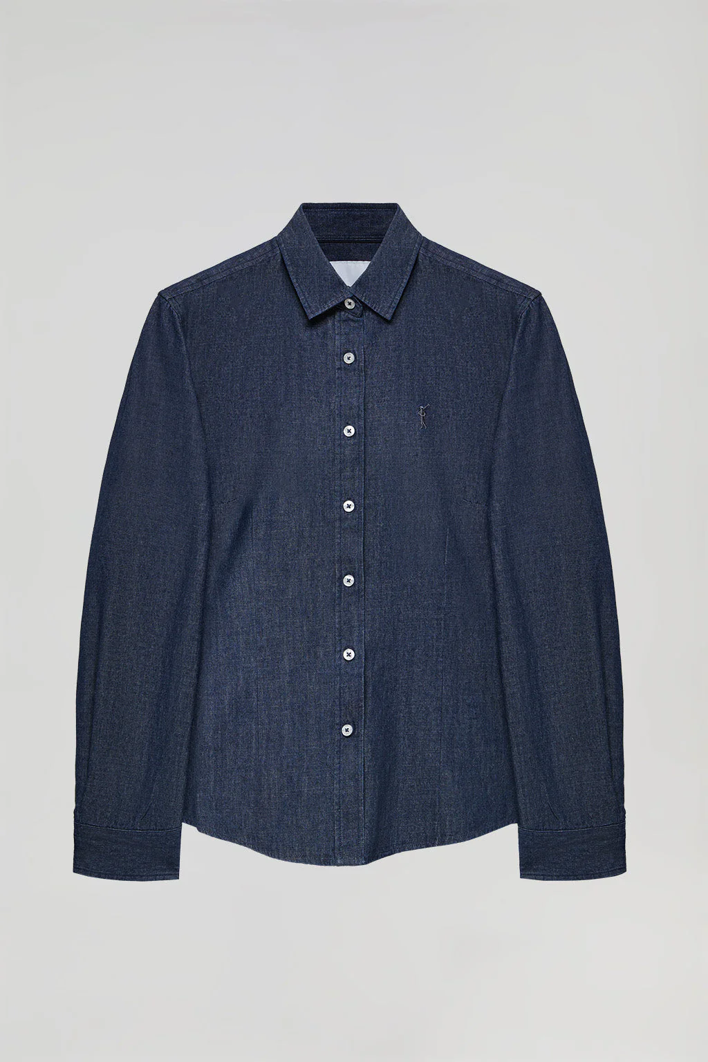 Camisa denim Slim fit con logo bordado Rigby Go - Image 5