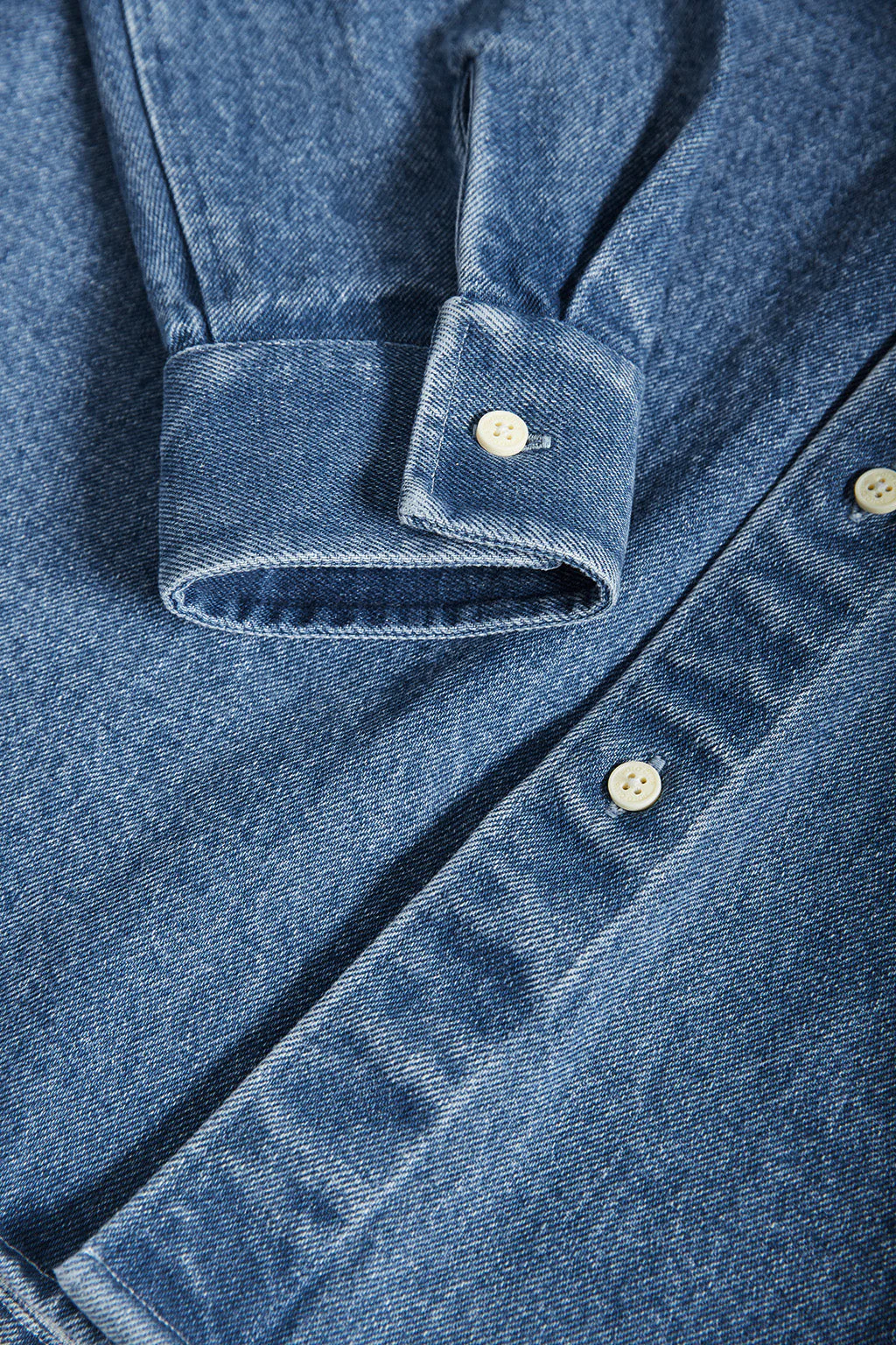 Sobrecamisa denim con bolsillos y logo bordado Polo Club - Image 8