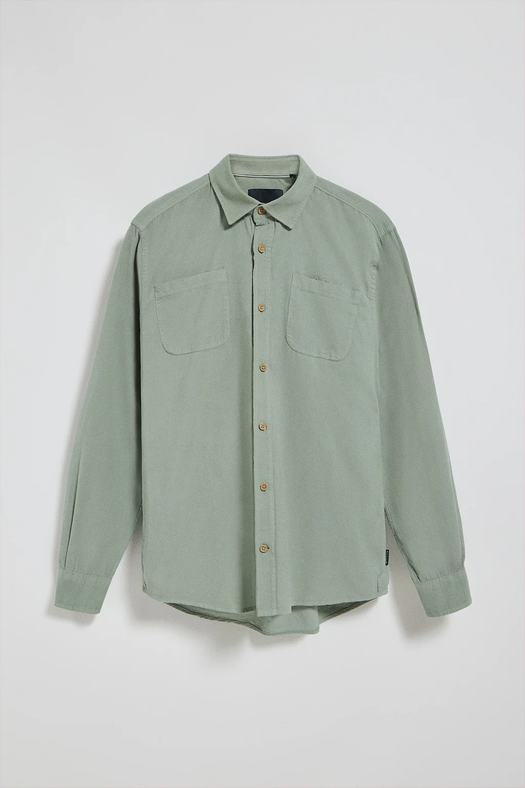 Camisa con bolsillos Massachusetts verde y bordado Polo Club - Image 5