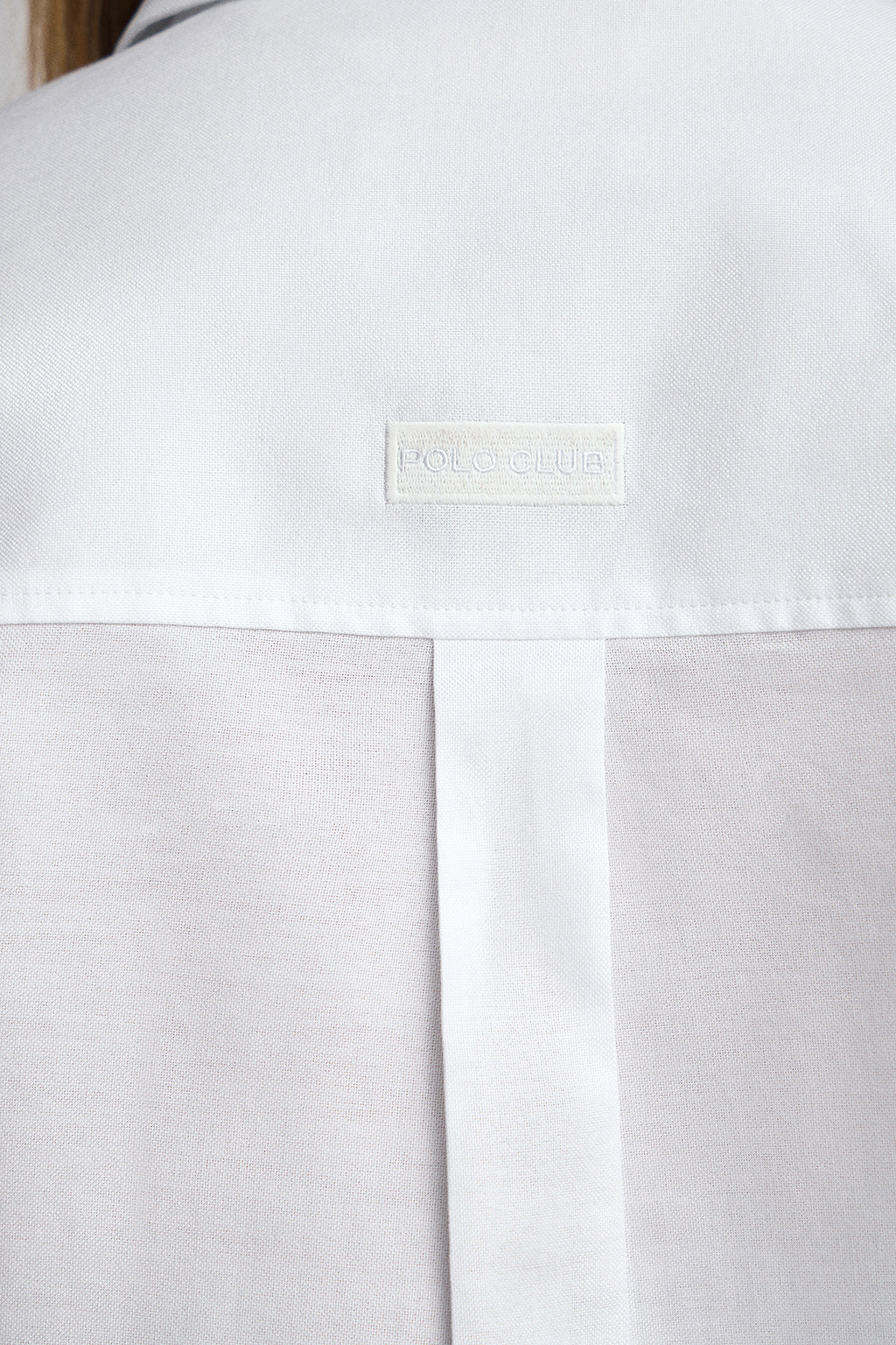 Camisa blanca de corte relajado con logo Polo Club - Image 5