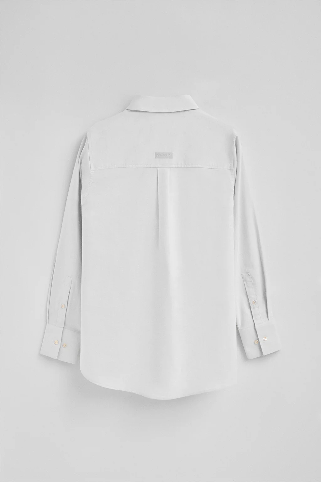 Camisa blanca de corte relajado con logo Polo Club - Image 9