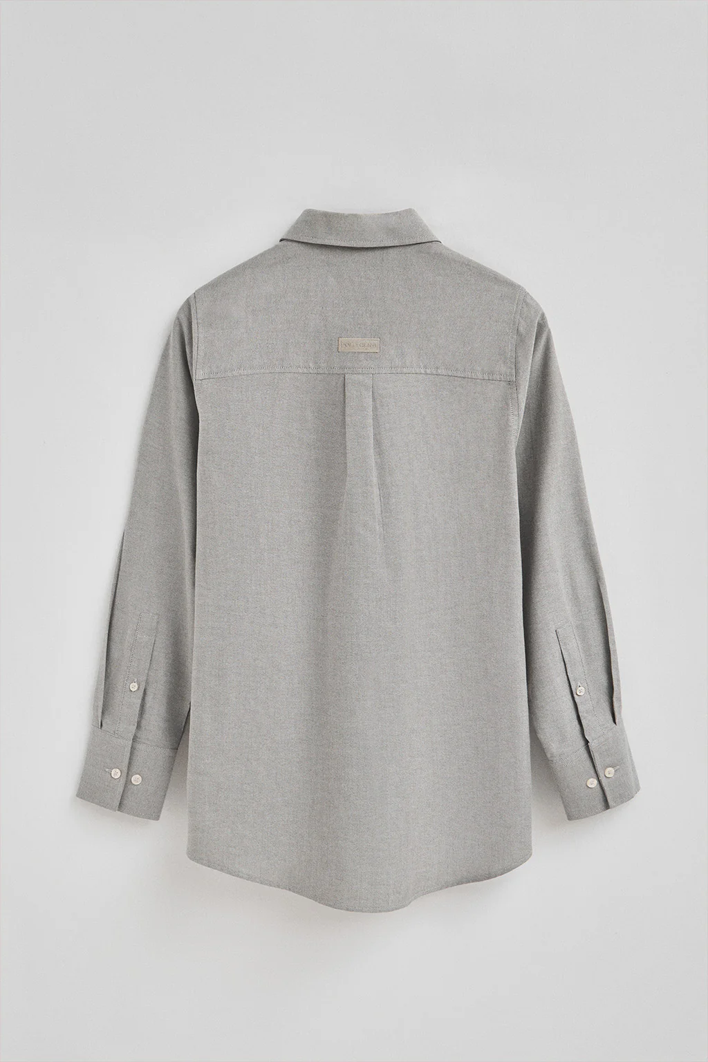 Camisa gris de corte relajado con logo Polo Club - Image 9