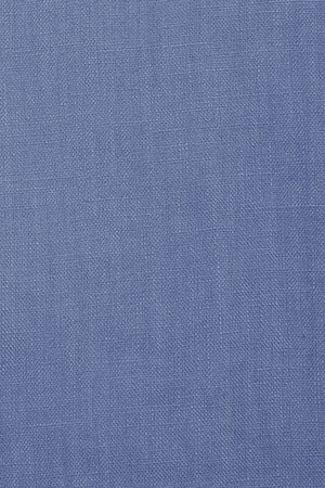 Camisa azul royal de lino garment dye con monograma bordado - Image 6