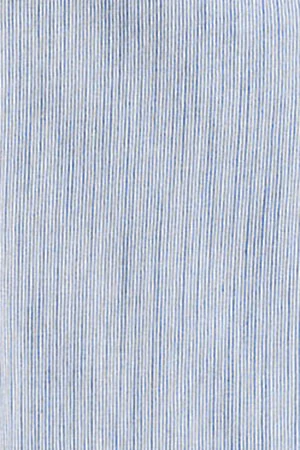 Camisa de rayas cotolino azul de corte regular con bordado Polo Club - Image 11