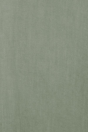 Camisa verde militar de lino garment dye con bordado Rigby Best - Image 10
