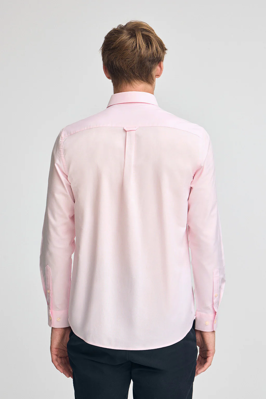 Camisa rosa de corte regular con logo Rigby Go - Image 4