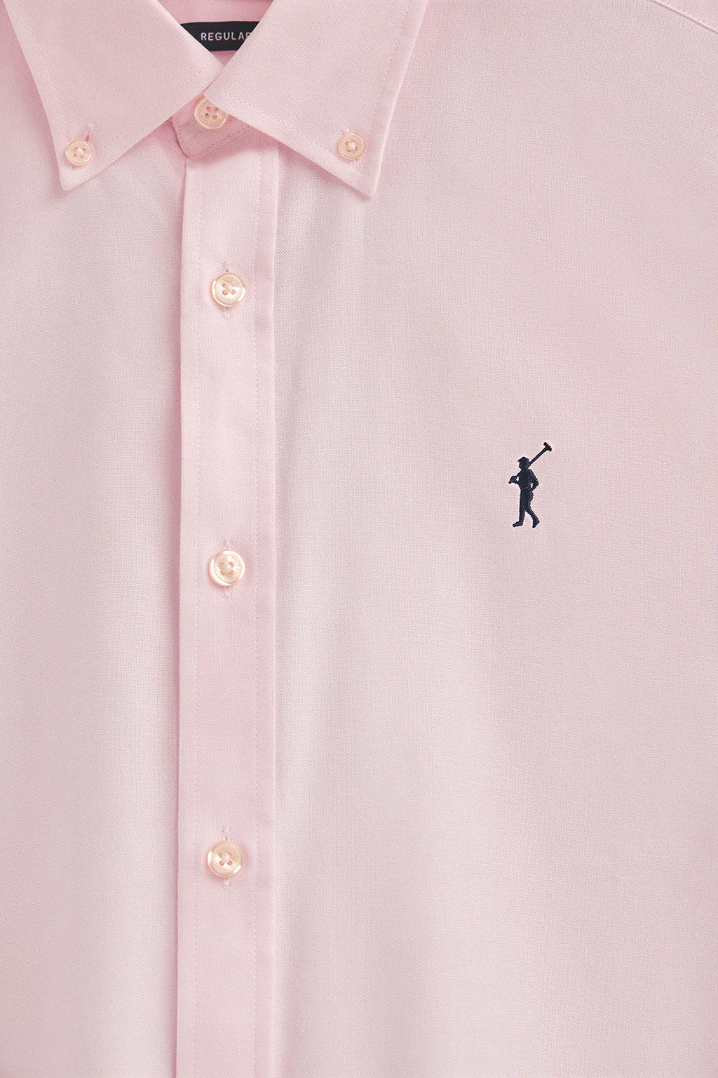 Camisa rosa de corte regular con logo Rigby Go - Image 6