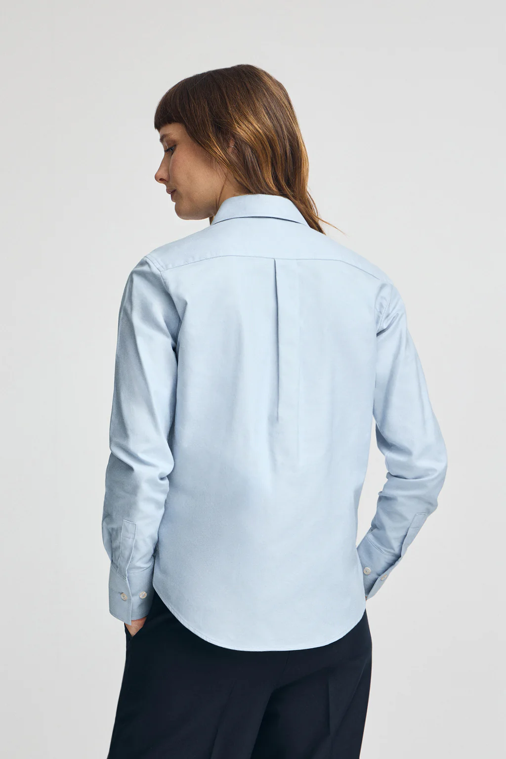 Camisa azul celeste de corte recto con logo Rigby Go - Image 4