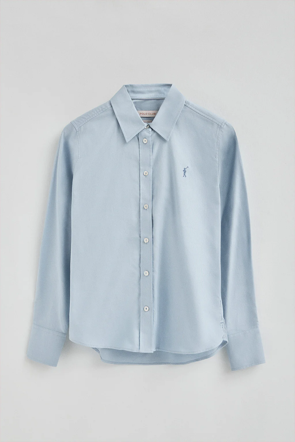 Camisa azul celeste de corte recto con logo Rigby Go - Image 7