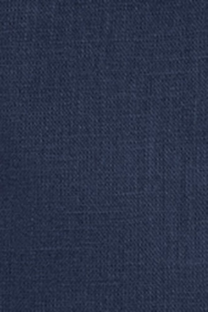 Camisa azul marino de manga corta de lino y algodón con bordado Rigby Go - Image 9
