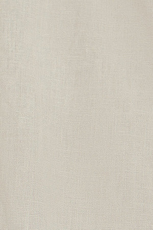 Camisa beige de manga corta de lino y algodón con bordado Rigby Go - Image 7