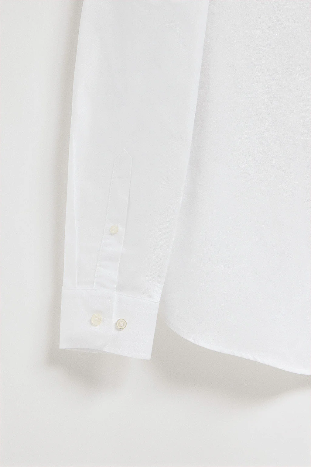 Camisa oxford blanca con logo bordado Rigby Go - Image 7