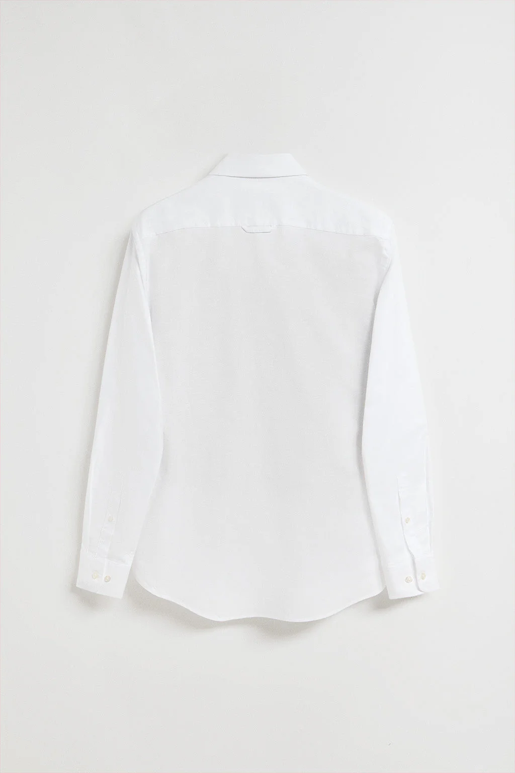 Camisa oxford blanca con logo bordado Rigby Go - Image 8