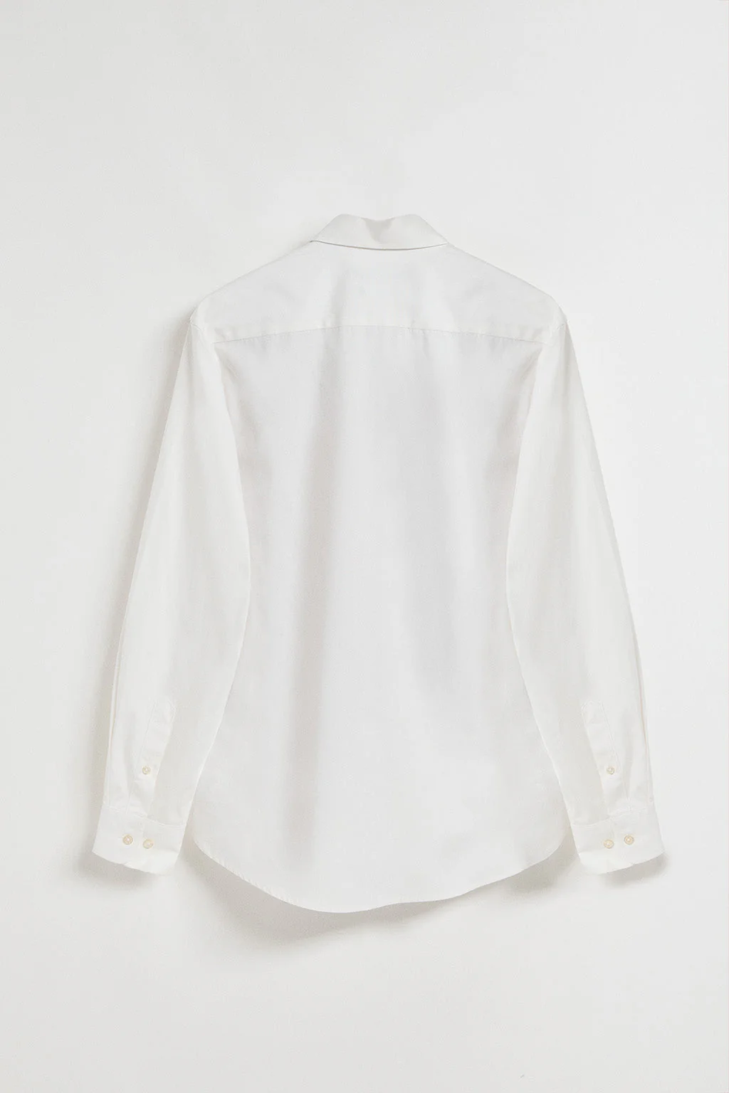 Camisa de popelín blanca con logo bordado Rigby Go - Image 7