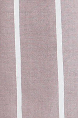 Camisa de rayas rosa taupe de corte relajado con logo Rigby Go - Image 9