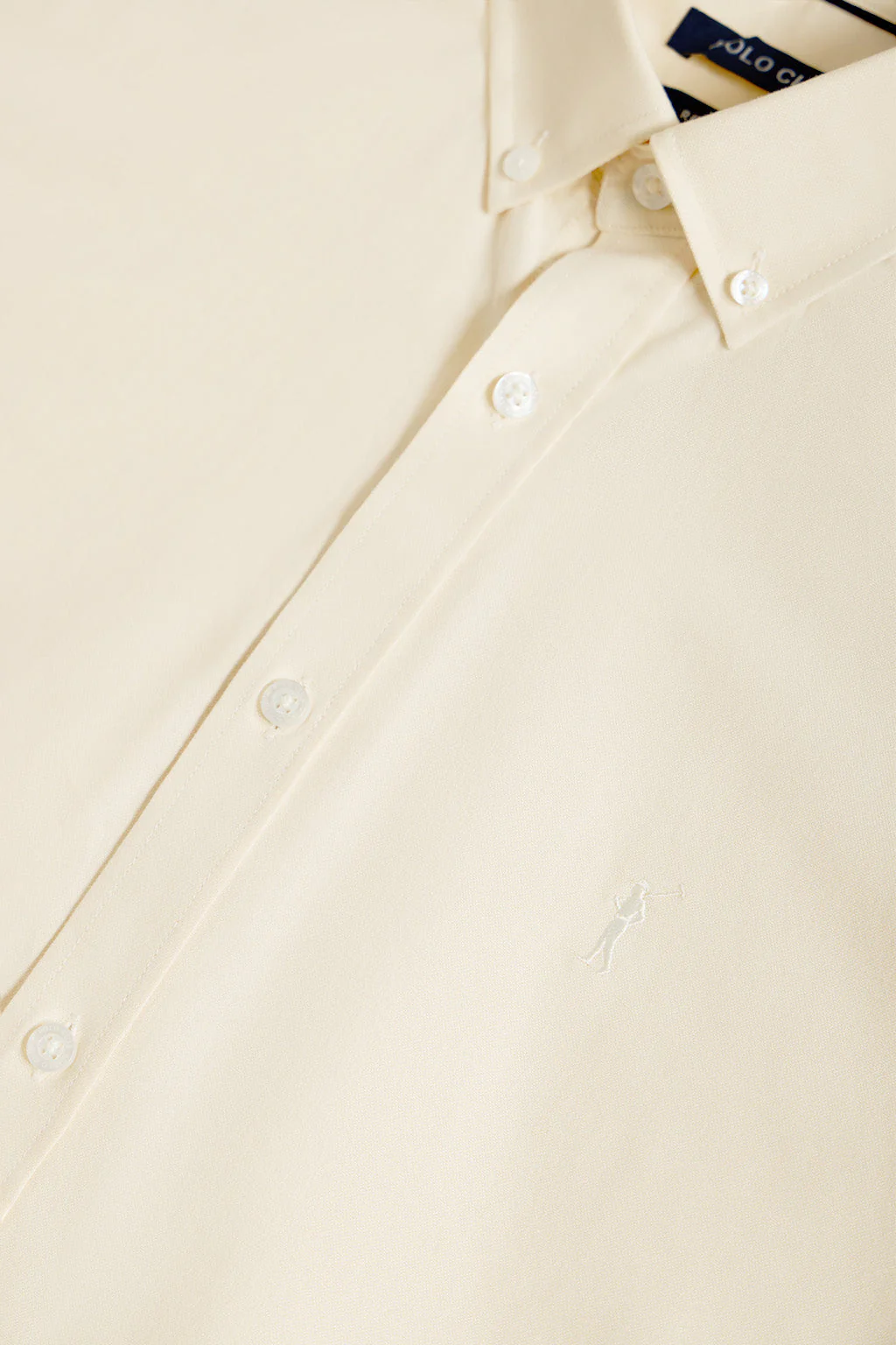 Camisa Oxford amarilla con logo Rigby Go - Image 6