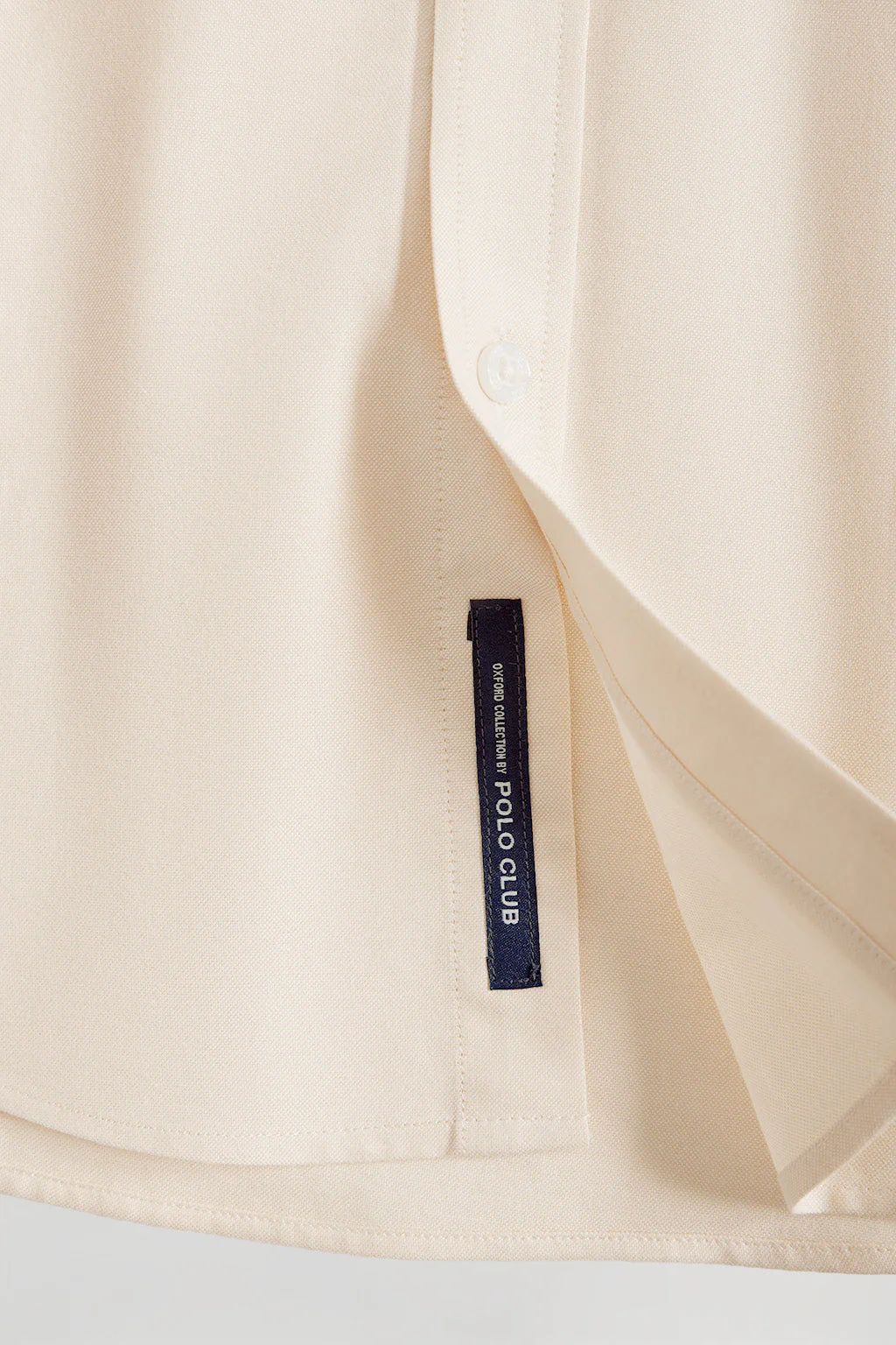 Camisa Oxford beige con logo Rigby Go - Image 7
