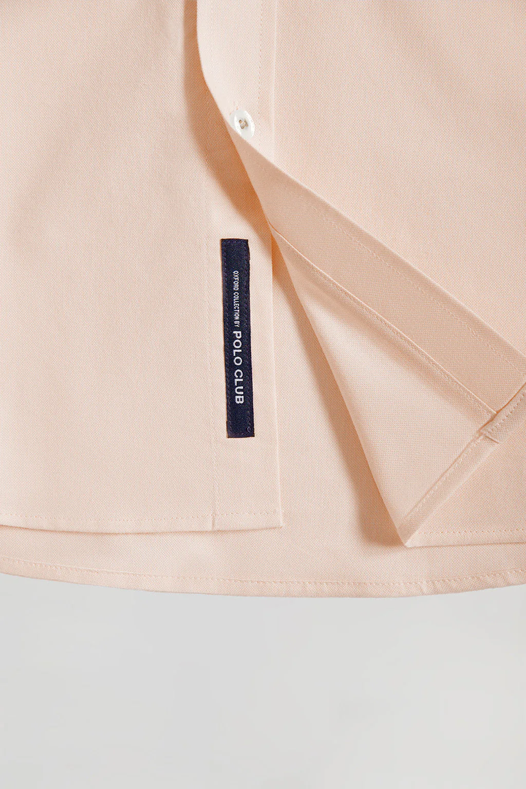 Camisa Oxford color melocotón con logo Rigby Go - Image 9
